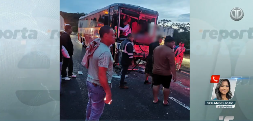 Accidente de bus de la ruta Panamá-David