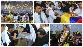 Artistas despidieron a ritmo de vallenato a cantautor colombiano Martín Elías