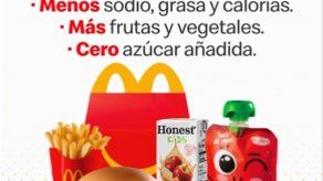 McDonalds anuncia nuevos cambios nutricionales  en la Cajita Feliz