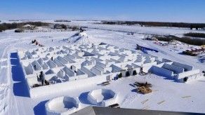 Canadá tiene el mayor laberinto de nieve del mundo