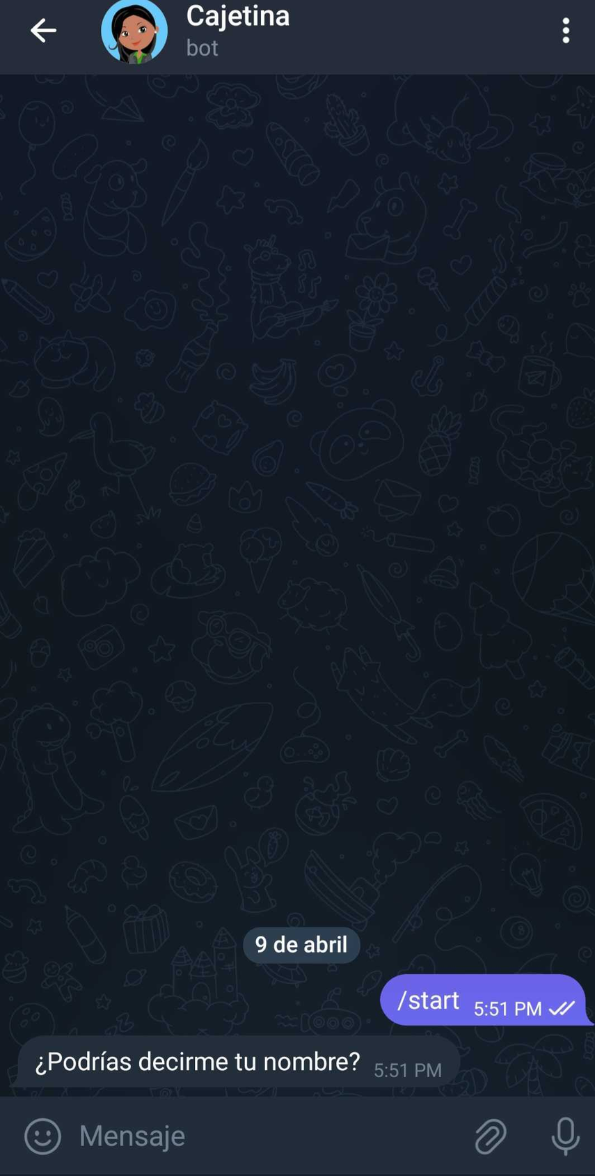 Cajetina por Telegram. Cajetina por Telegram.