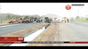 Cisterna cargado de combustible se vuelca en Aguadulce Cisterna cargado de combustible se vuelca en Aguadulce