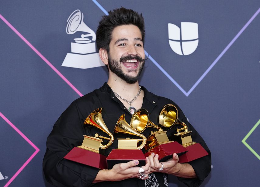 Camilo ganó cuatro Latin Grammy en la última edición.
