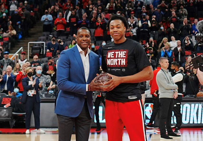 NBA: Scottie Barnes gana el premio Novato del Año