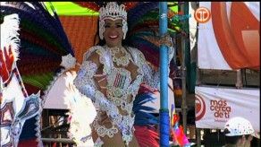 Daris Nicole se vistió de Anfítrite, la Reina de los Mares Tranquilos