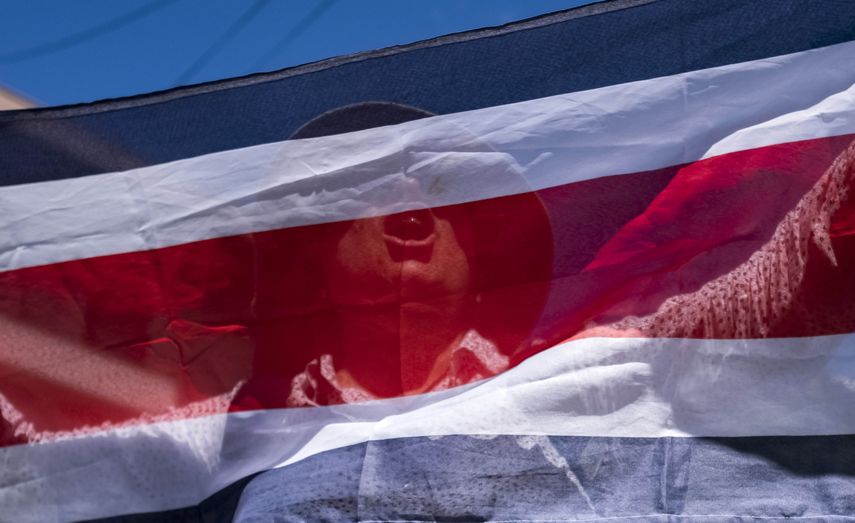 Bandera de Costa Rica.