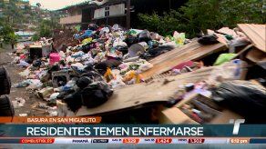 Residentes de San Miguelito temen enfermarse ante la gran acumulación de basura