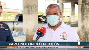 Paro general en Colón cumple su quinto día