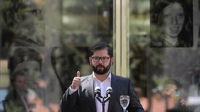 El presidente de Chile, el izquierdista Gabriel Boric﻿.