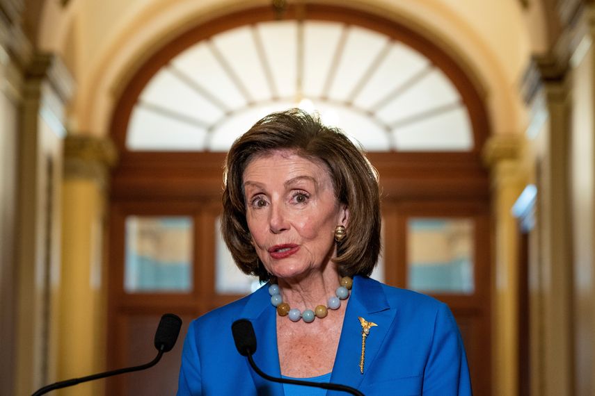 La demócrata Nancy Pelosi﻿.