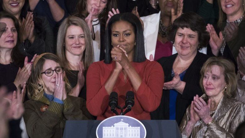 Emotivo adiós de Michelle Obama de la Casa Blanca