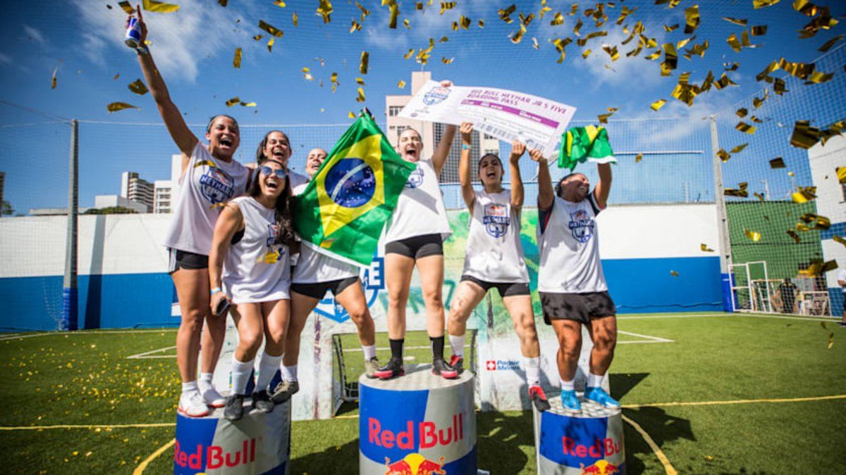 Fortal Bulls, equipo femenino de Brasil para el Red Bull Neymar Jrs Five.