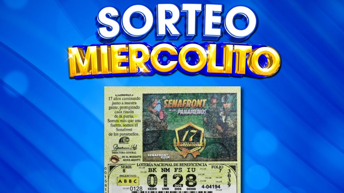 Resultados del sorteo miercolito de la Lotería Nacional del 19 de noviembre del 2025.