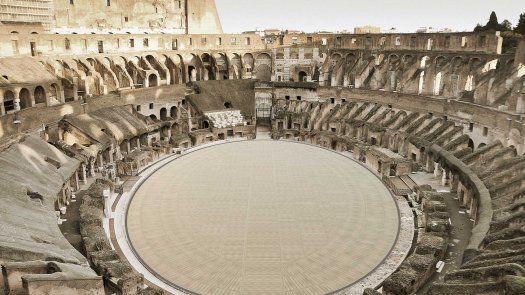 El Coliseo es el monumento más visitado de Roma.