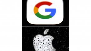 Logos de Google y Apple.