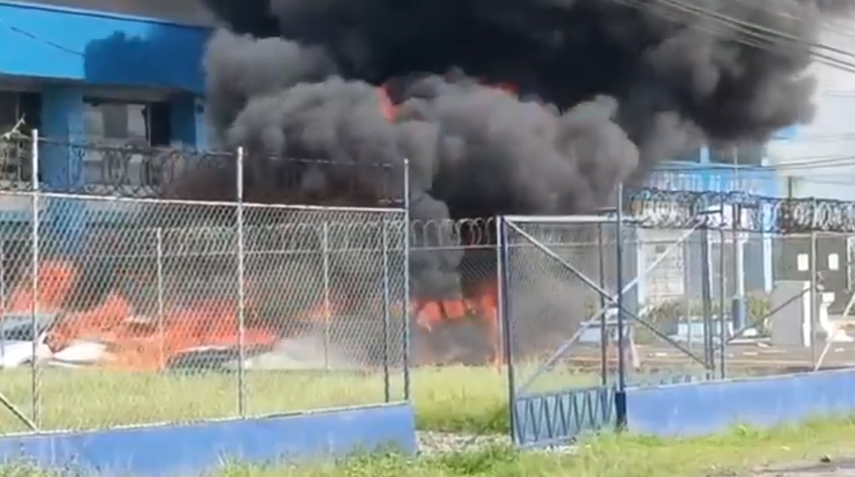 Se registra incendio cerca del Aeropuerto de Changuinola