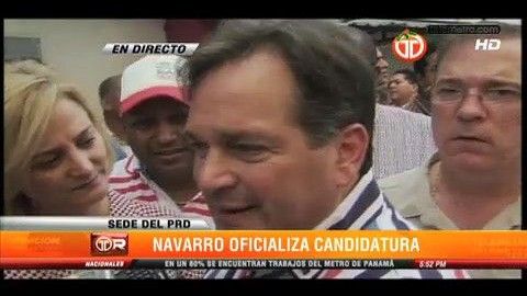 Juan Carlos Navarro se postula como precandidato presidencial del PRD