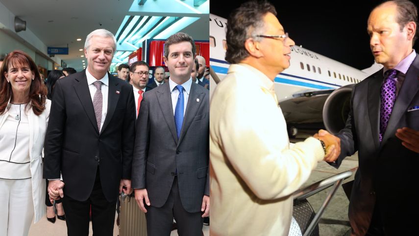 Presidente de Colombia, Gustavo Petro y el presidente electo de Chile, José Antonio Kast. Presidente de Colombia, Gustavo Petro y el presidente electo de Chile, José Antonio Kast.