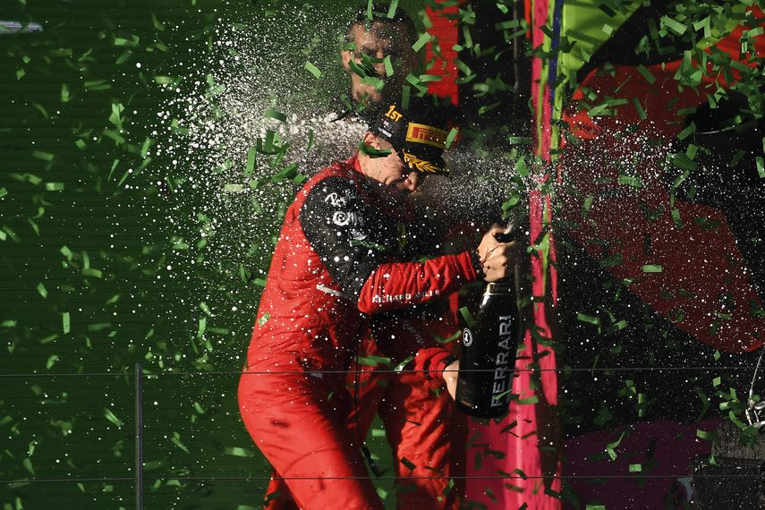 Charles Leclerc se lleva el GP de Australia de F1