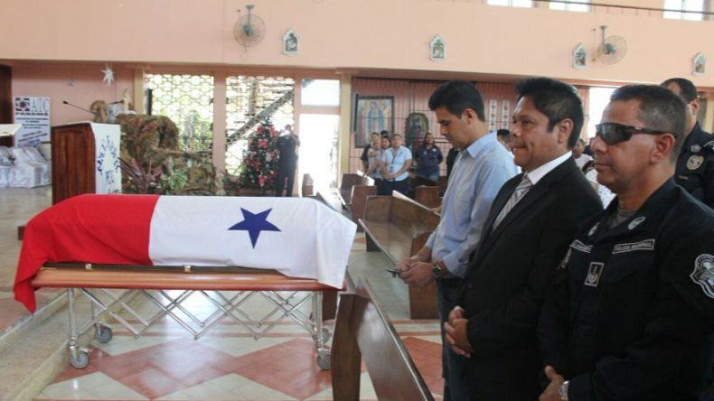 Despiden en Chiriquí a policía fallecido tras asalto a la DGI