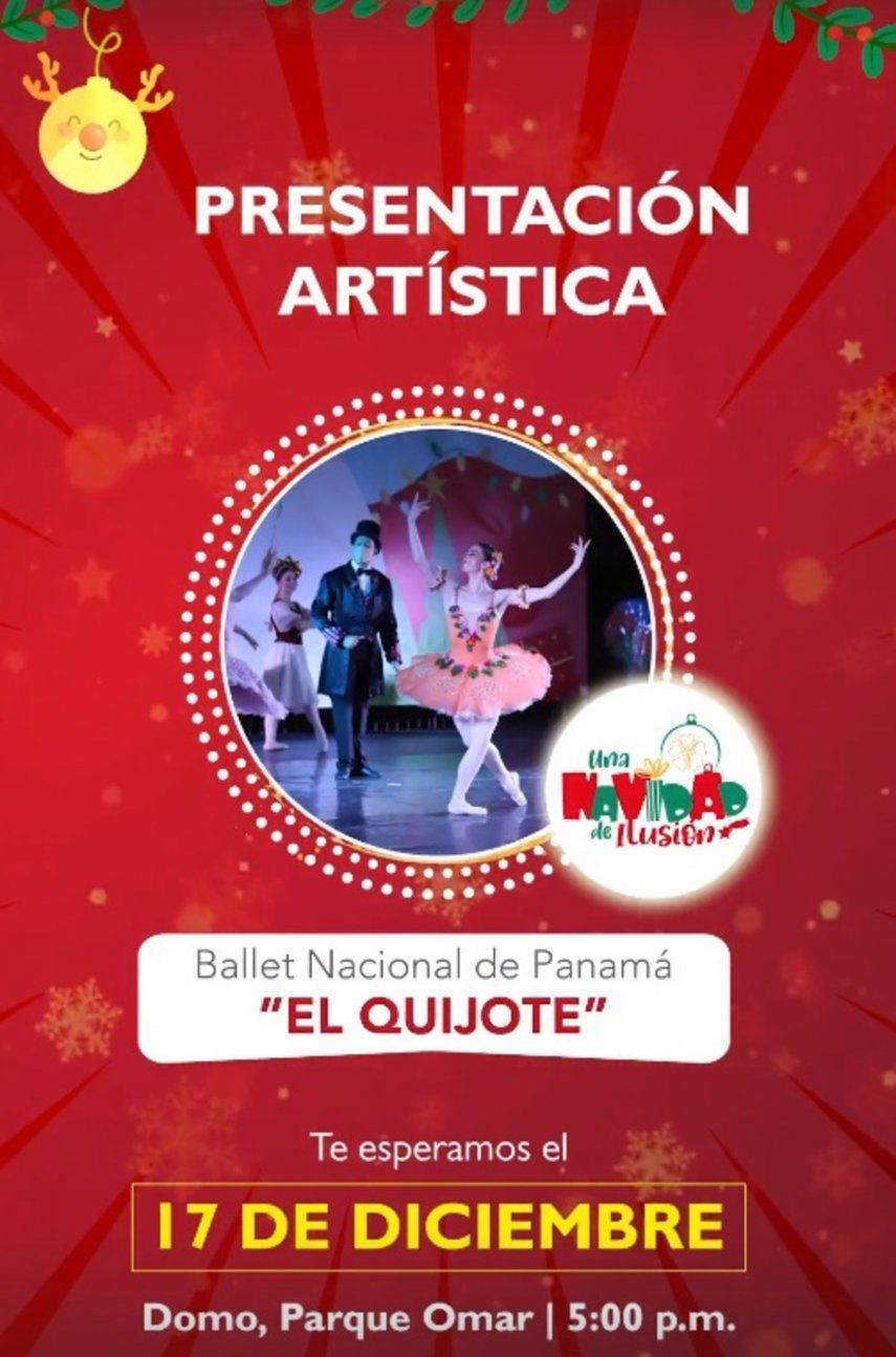 Ballet Nacional de Panamá presentará El Quijote en el Parque Omar