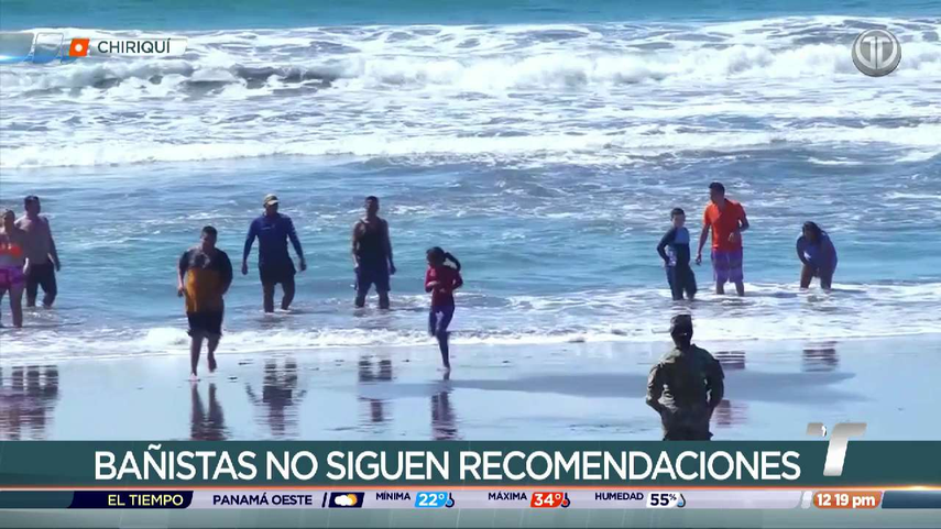 SINAPROC informó de dos menores de edad rescatados en playas de Chiriquí.