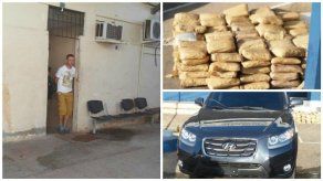 Decomisan 174 kilos de droga y detienen a colombiano en Pedregal