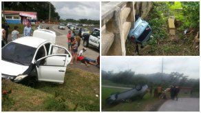 Se registran varios accidentes de tránsito en Panamá Oeste