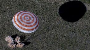 Regreso a Tierra de la cápsula espacial rusa Soyuz