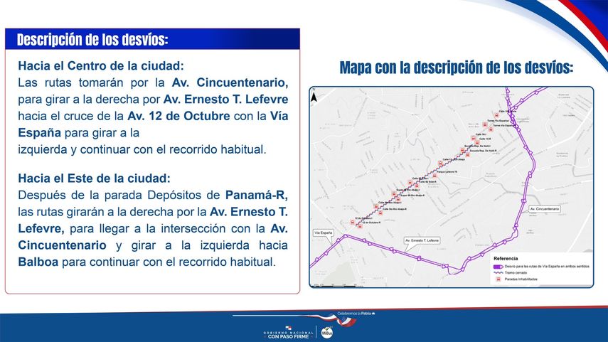 Desvío en Río Abajo. Desvío en Río Abajo.