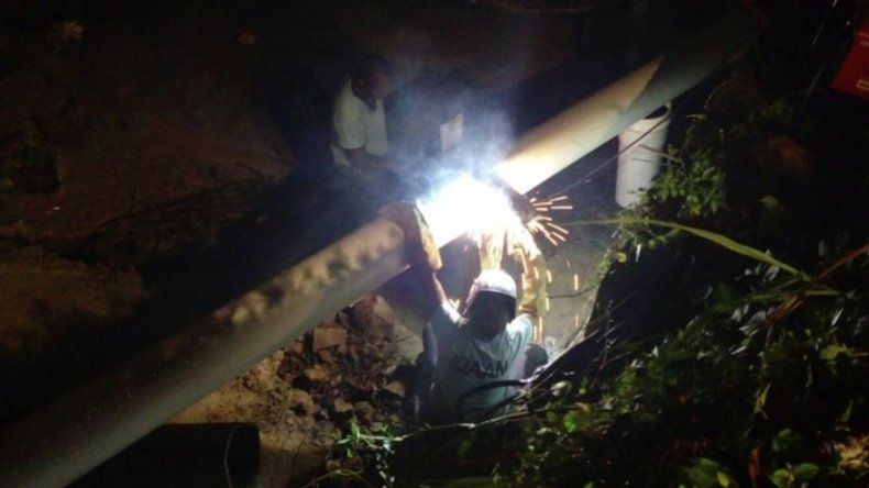 Daño en tubería afecta suministro de agua en Cerro Viento y áreas aledañas