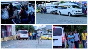 Cierre de plaza en San Miguelito afecta a usuarios del transporte pirata