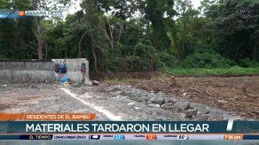 Residentes de El Bambú piden que se culmine la construcción del muro que las autoridades les prometieron