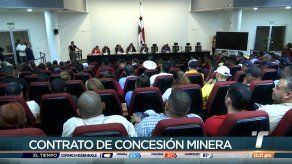 Avanza discusión del proyecto de Ley que otorga concesión a Minera Panamá