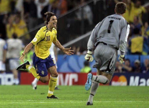 Euro: Victoria de Suecia ante Grecia