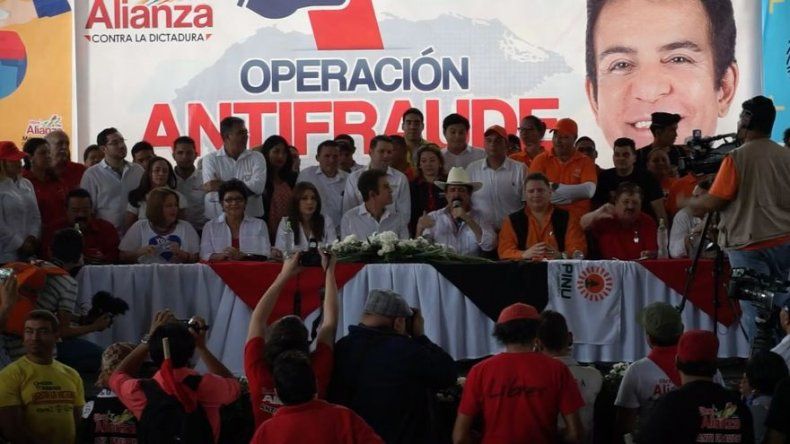 Oposición de Honduras lanza operación antifraude para próximas elecciones