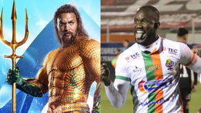 Jason Momoa, actor de Aquaman, invita a Cecilio Waterman, delantero panameño que jugaba en el Cobresal de Chile, a visitar Atlantis.&nbsp;