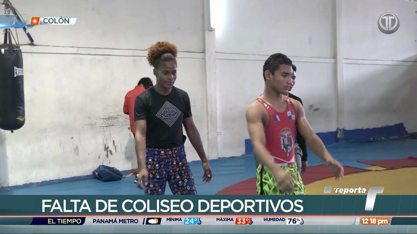 Ashely mientras entrena en Colón.