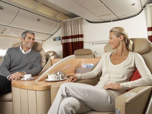 Aerolíneas: Cada vez más lujo en primera clase