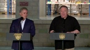 Pompeo pide a Maduro reabrir la frontera con Colombia
