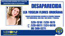 Ministerio Público solicita ayuda para ubicar a la joven Lea Yoselin Flores, desaparecida en Pedregal. Ministerio Público solicita ayuda para ubicar a la joven Lea Yoselin Flores, desaparecida en Pedregal.