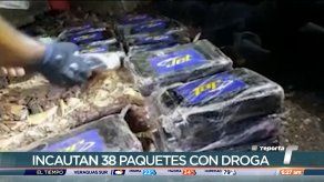 Decomisan 38 paquetes de droga en el patio de una residencia en Monte Oscuro