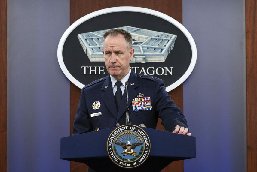 El portavoz del Pentágono Pat Ryder.