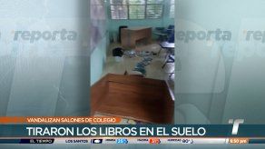 Vandalizan salones del Colegio Octavio Méndez Pereira