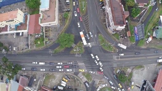 Recorrido aéreo por la Ave. 12 de Octubre