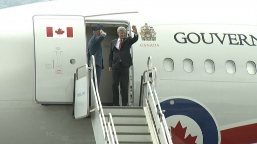 Llegada a Panamá del primer ministro de Canadá para la Cumbre