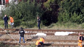 Víctimas del atropello por un tren en Francia.