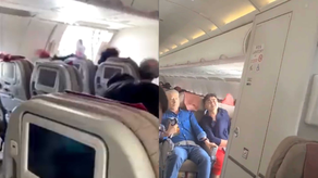 ¡De terror! Pasajero abre puerta de emergencia de avión en pleno viaje.