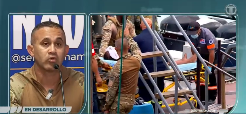 Autoridades dan informe sobre operativo de rescate tras naufragio de la embarcación Gaspar