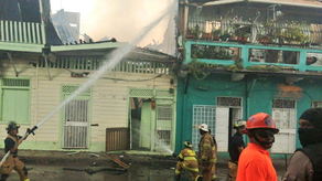 Incendio en Santa Ana